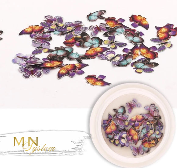 Mariposas multicolores
