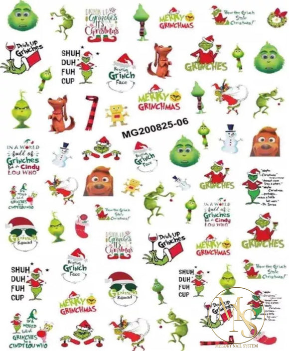 Grinch sticker